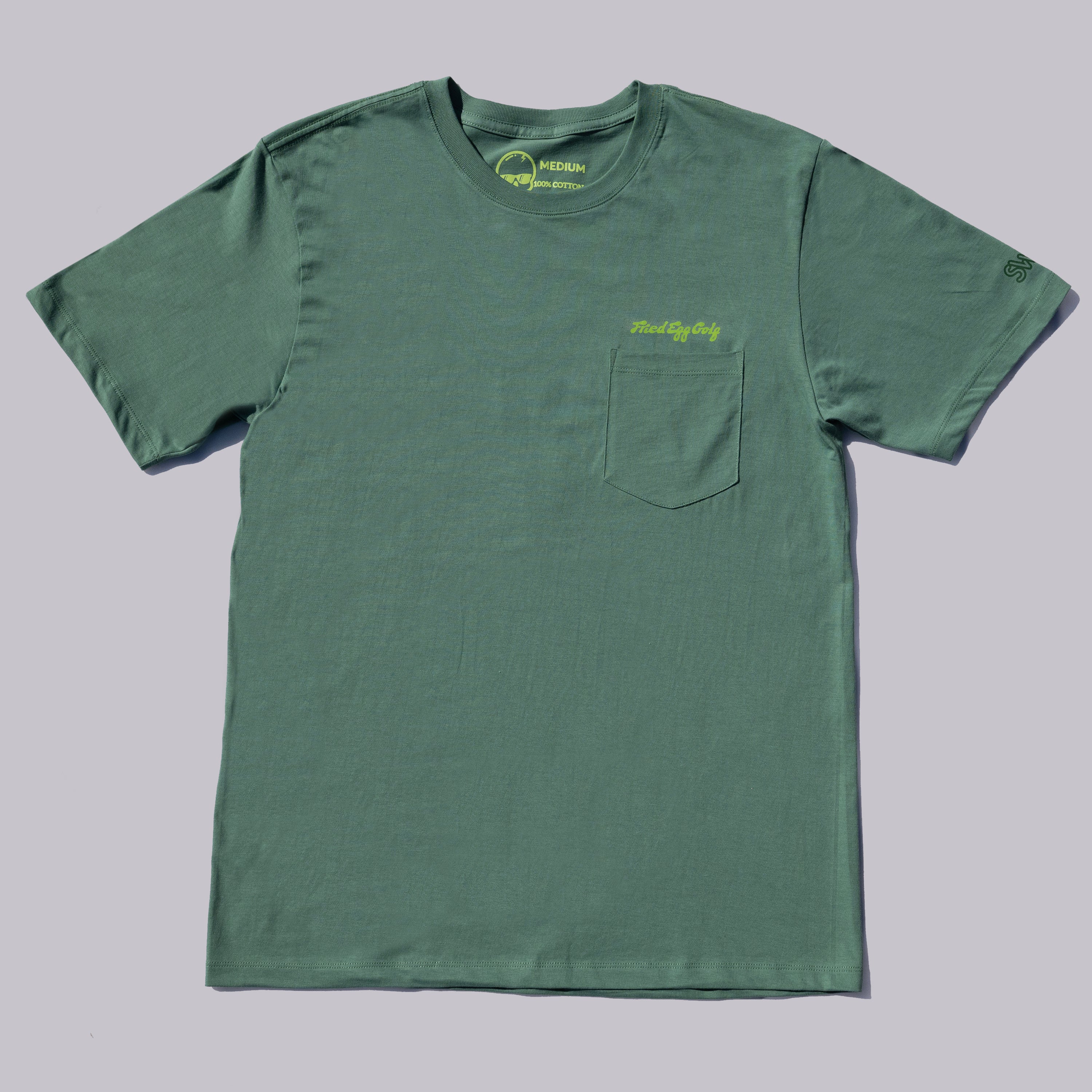 Raynorman & Swag Golf T-Shirt - Pine - Fried Egg Golf