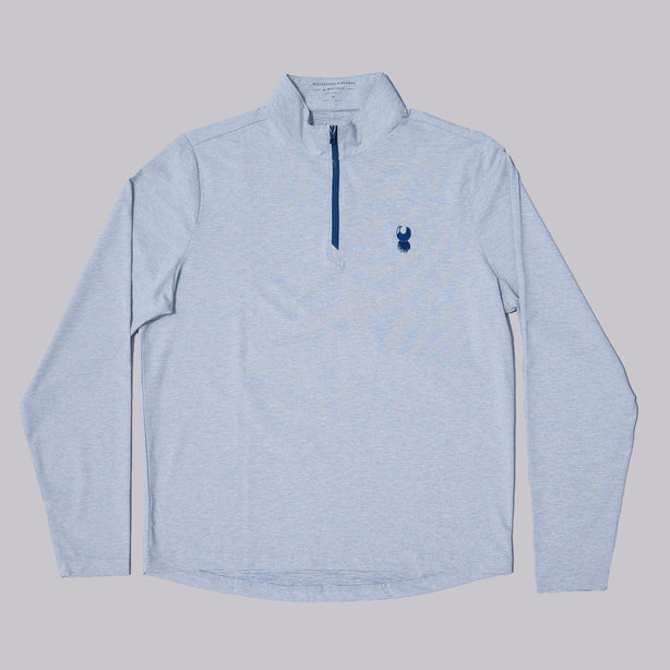 Fried Egg Golf Club and Holderness & Bourne Bell Quarter Zip - Heathered Andover