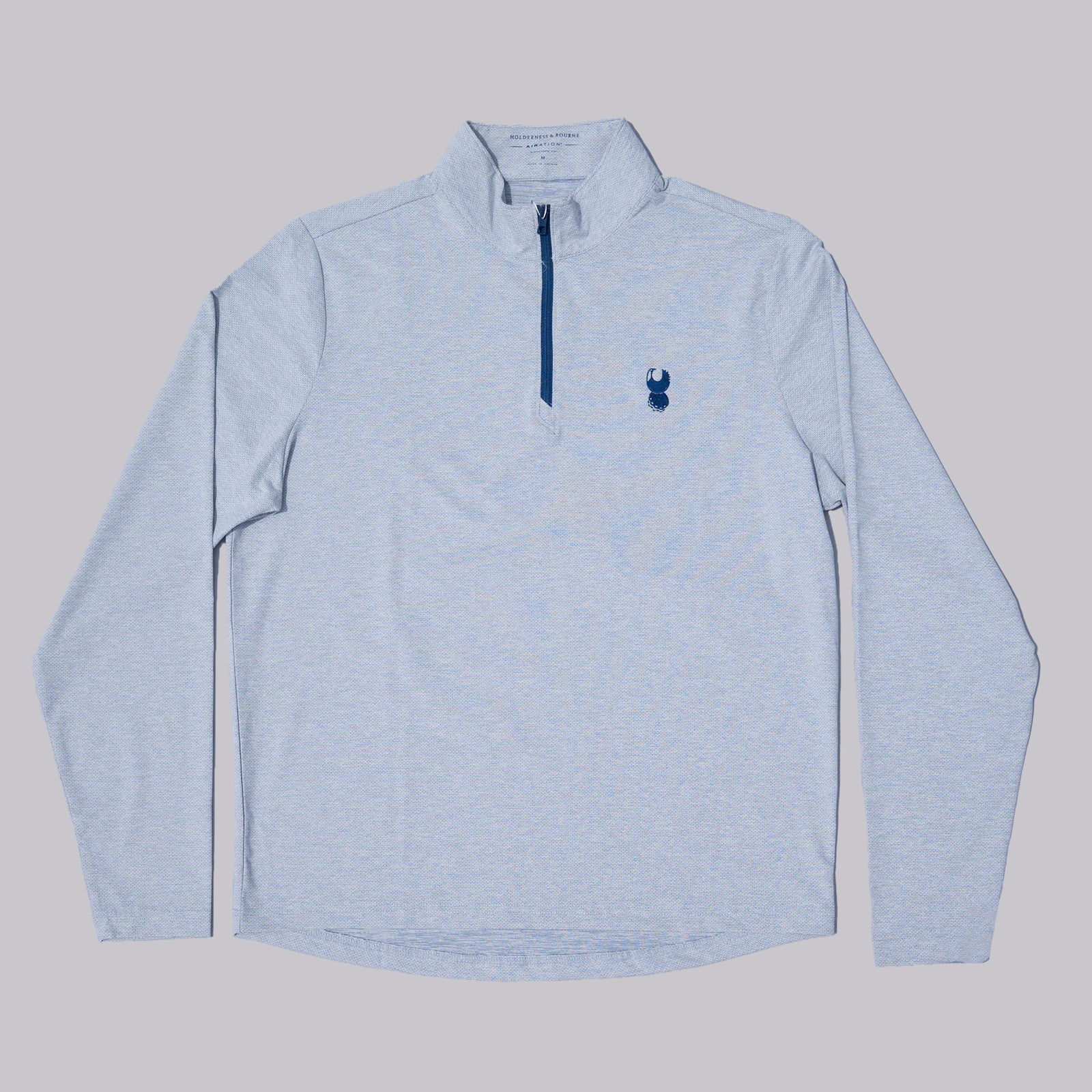 Fried Egg Golf Club and Holderness & Bourne Bell Quarter Zip - Heathered Andover