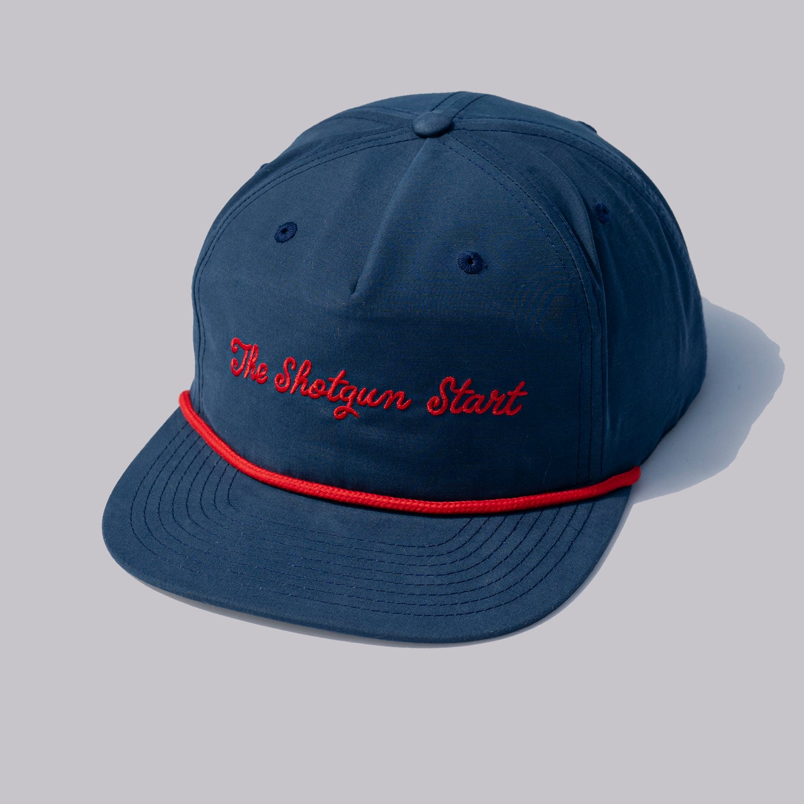 The Shotgun Start & Richardson Rope Hat - Navy/Red