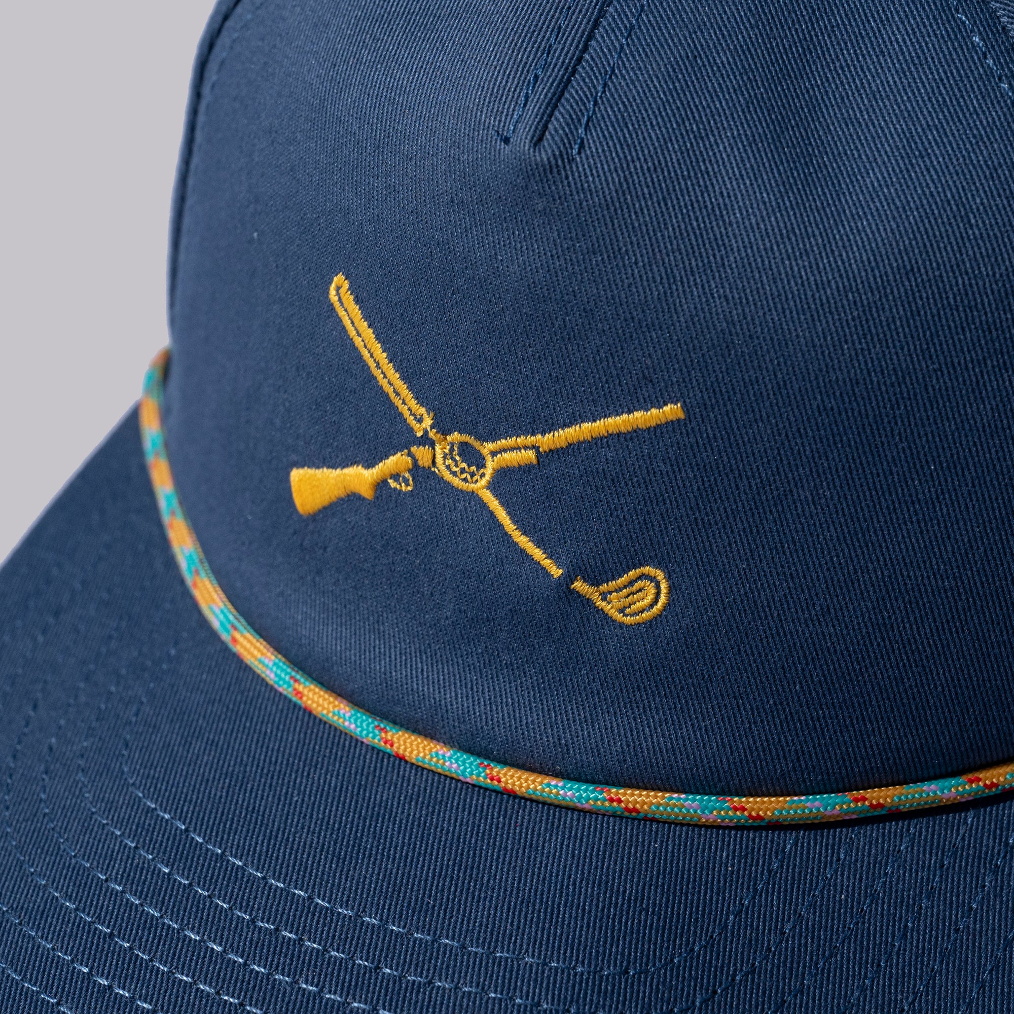 The Shotgun Start & American Needle Twill Rope Hat - Timber Blue