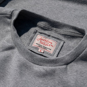 The Shotgun Start & American Needle Crewneck - Heather Gray