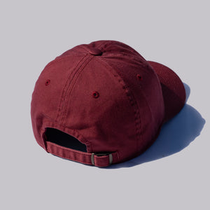 The Shotgun Start & American Needle Felt Patch Dad Hat - Cinnabar