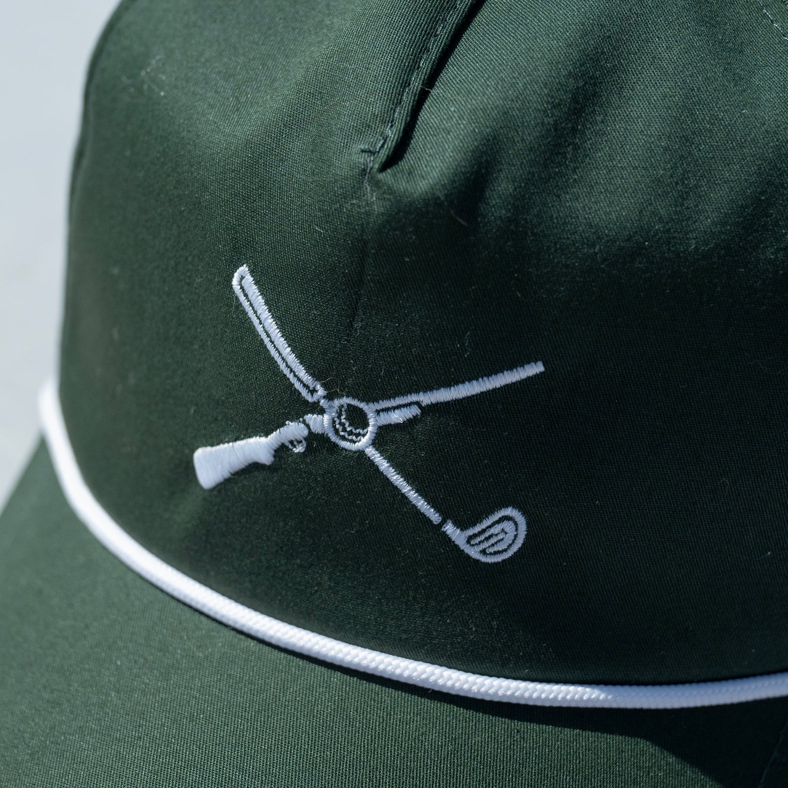 The Shotgun Start & American Needle Lightweight Rope Hat - Green/White