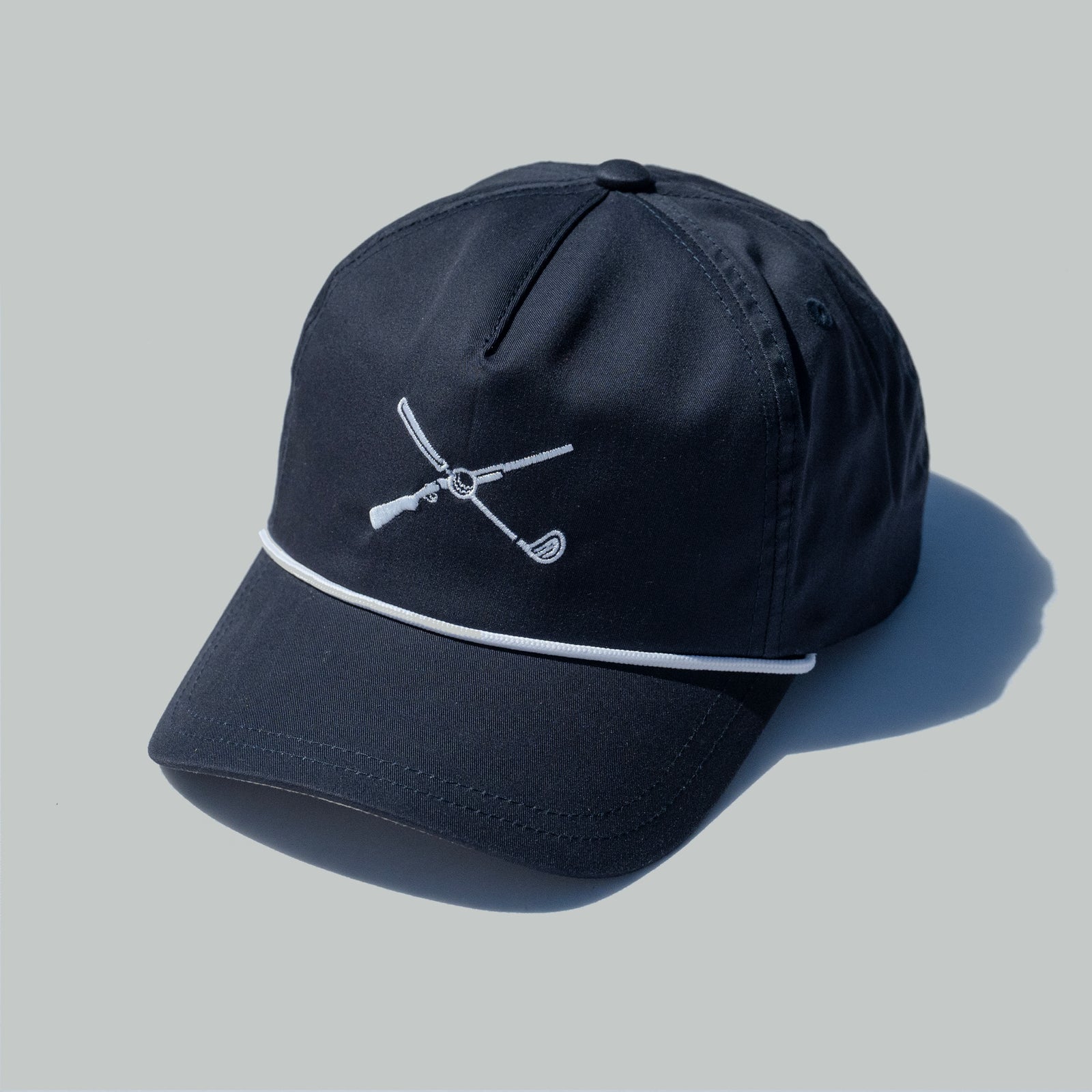 The Shotgun Start & American Needle Lightweight Rope Hat - Navy/White