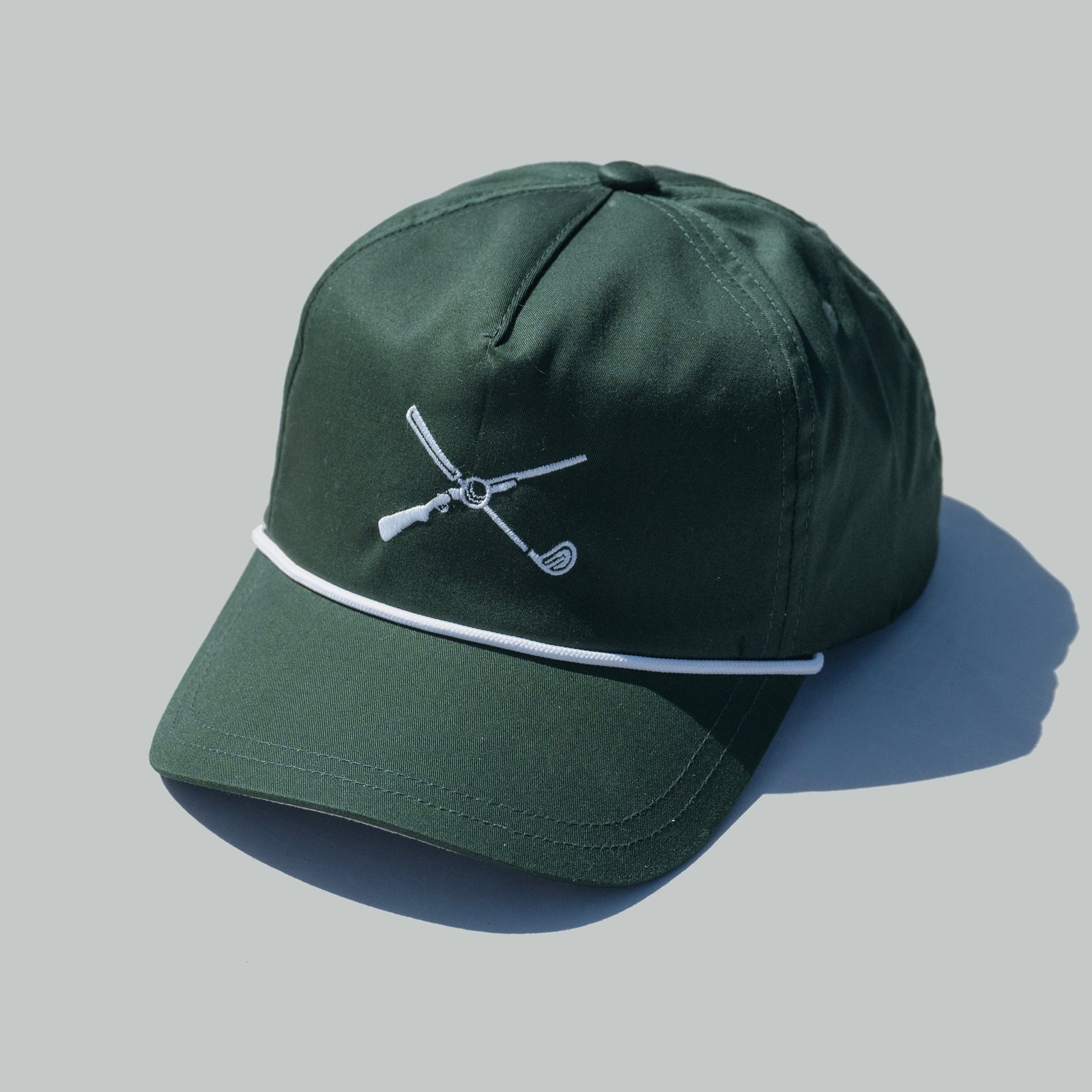 The Shotgun Start & American Needle Lightweight Rope Hat - Green/White