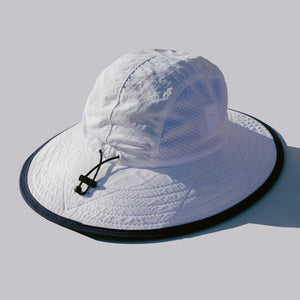 The Shotgun Start & Imperial Sun Protection Hat - White/Navy