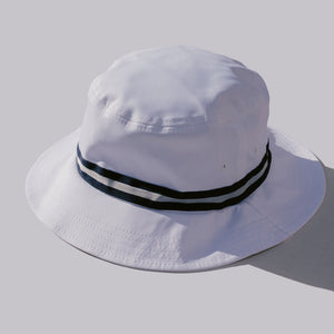 The Shotgun Start & Imperial Performance Bucket Hat - White/Navy