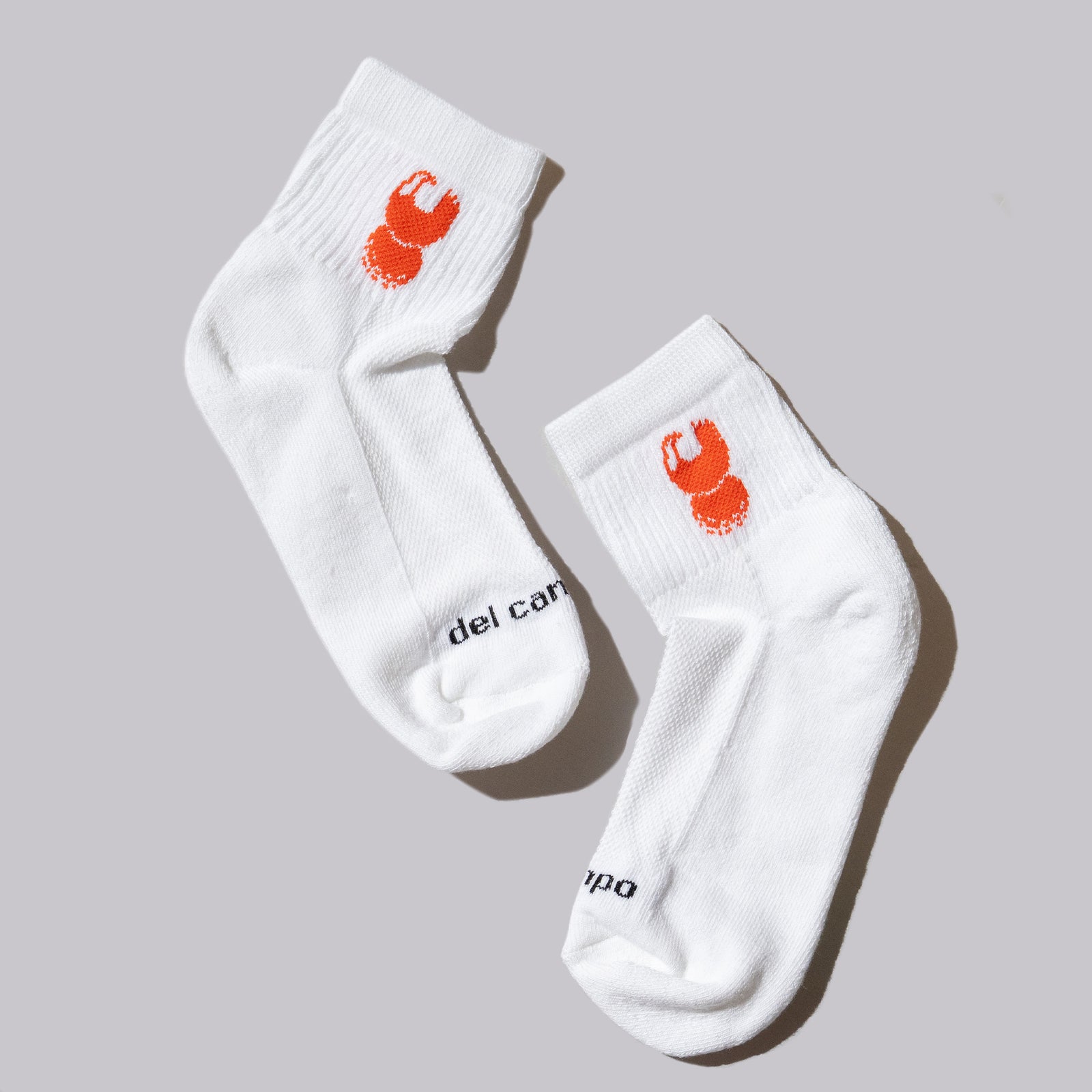 Fried Egg Golf Club & Del Campo Socks - White