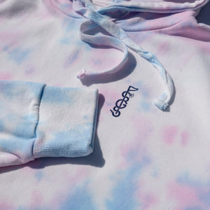 The Shotgun Start & American Needle Hoodie - Cotton Candy Tie Dye