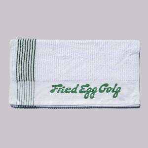 Fried Egg Golf Towel - White