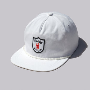 Fried Egg Golf Club & Imperial Patch Rope Hat - White