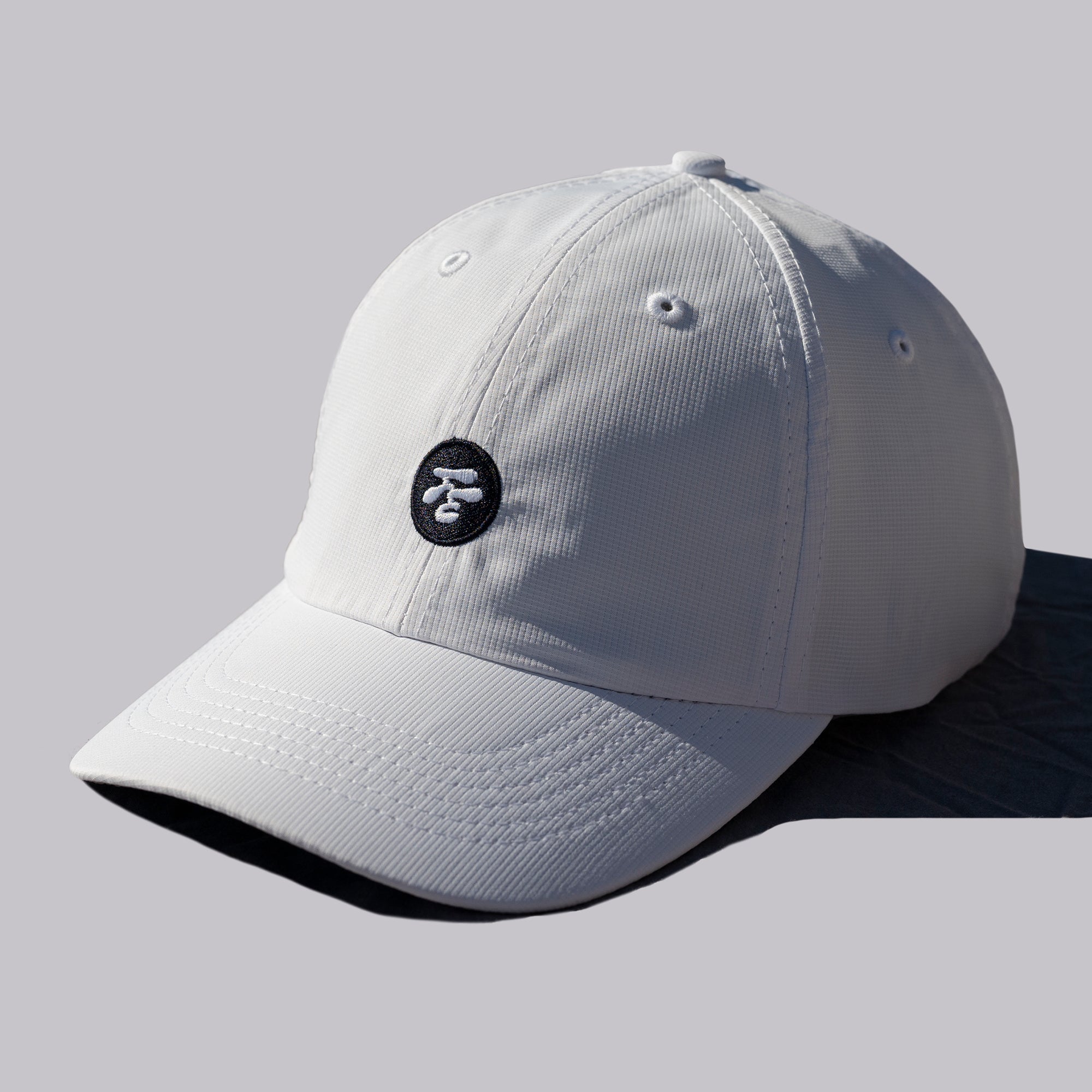 Fried Egg Golf & Imperial Monogram Patch Performance Hat - White