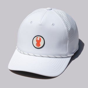 Fried Egg Golf Club & Imperial Tech Rope Hat - White
