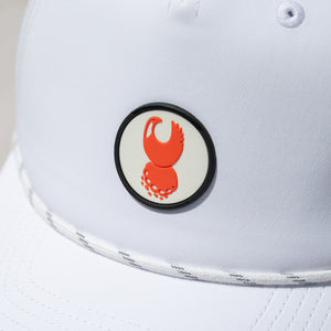 Fried Egg Golf Club & Imperial Tech Rope Hat - White