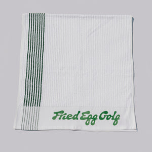 Fried Egg Golf Towel - White