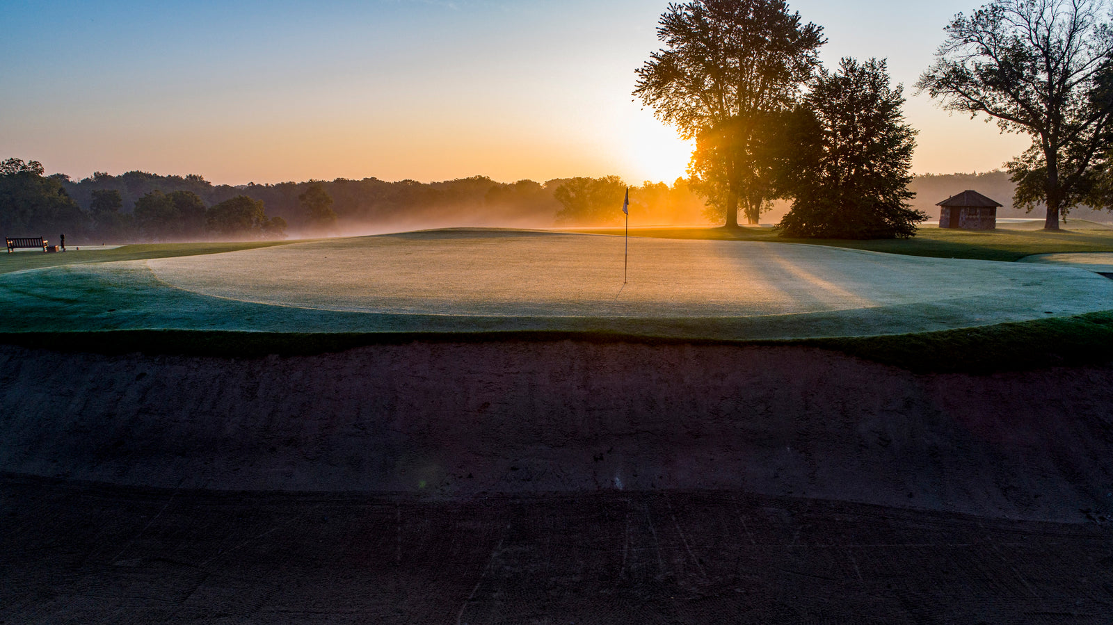 Milwaukee Country Club - No. 8 Green & Sunrise