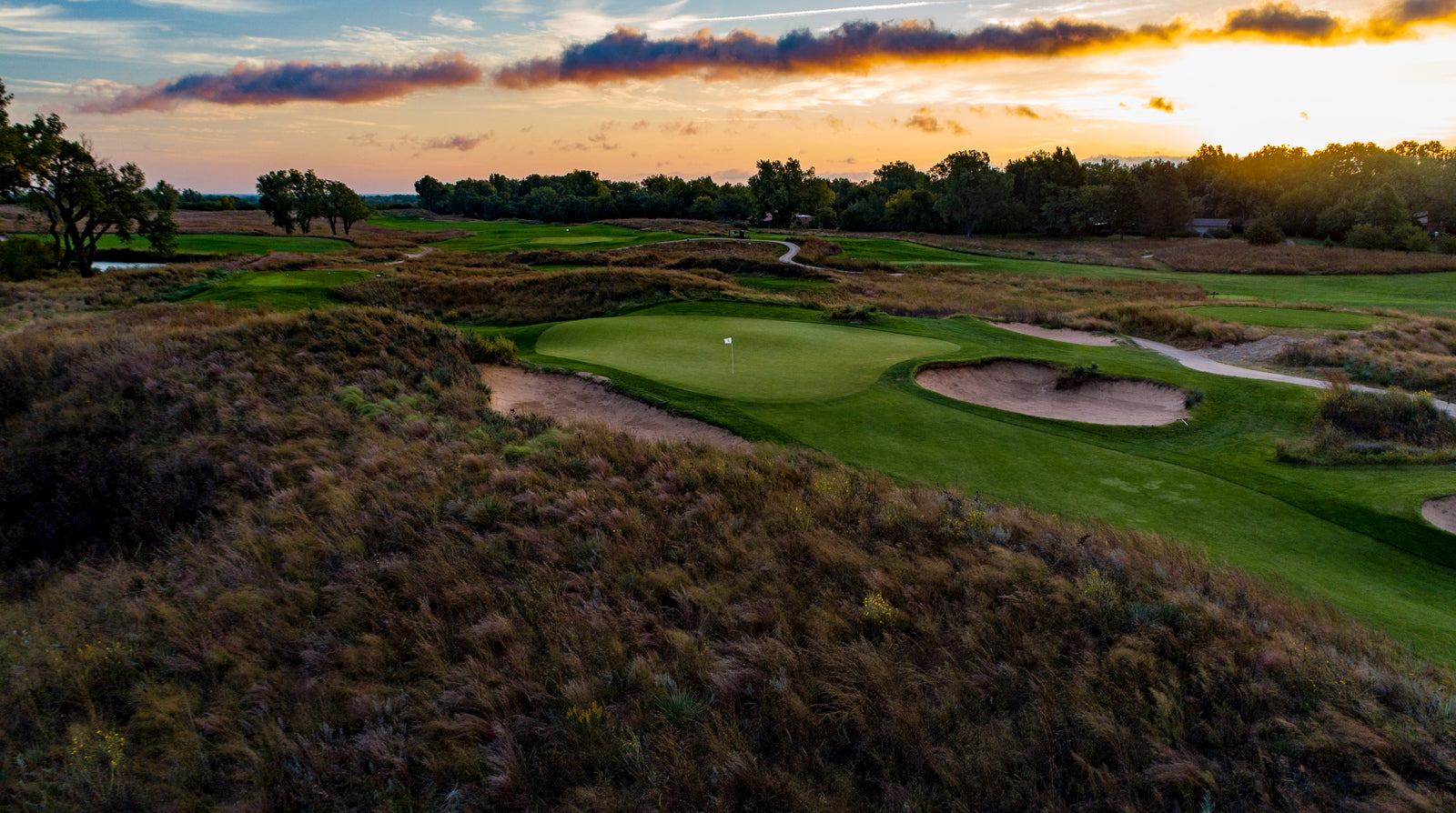 Prairie Dunes - No. 10 at Sunrise