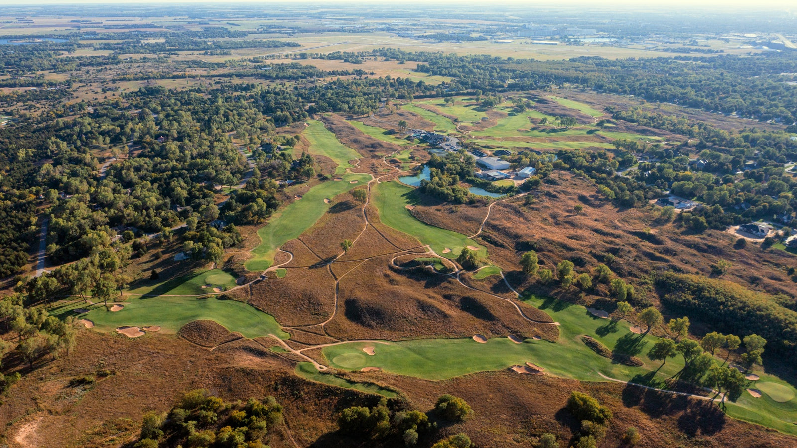 Prairie Dunes - Back Nine Aerial