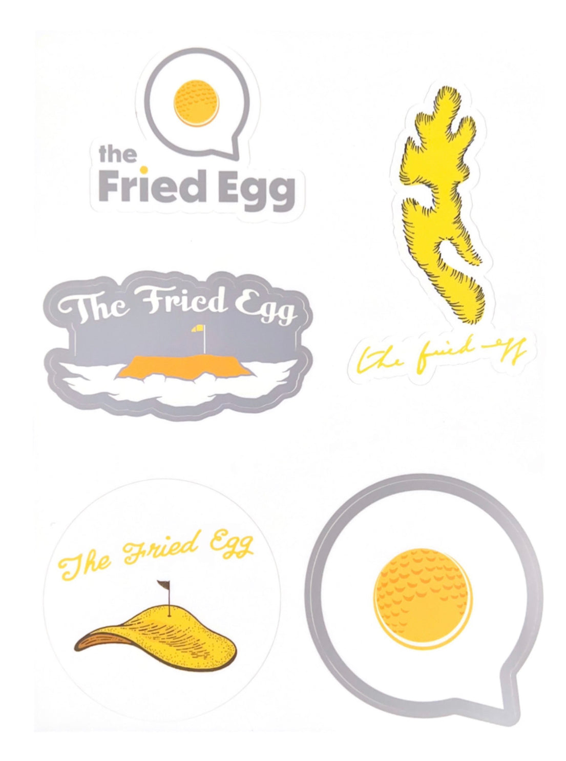The Fried Egg Sticker Sheet