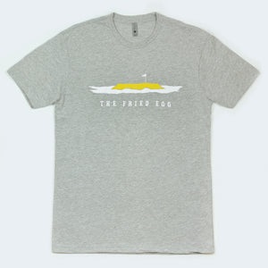The Fried Egg Original Alternate Logo T-Shirt - Gray