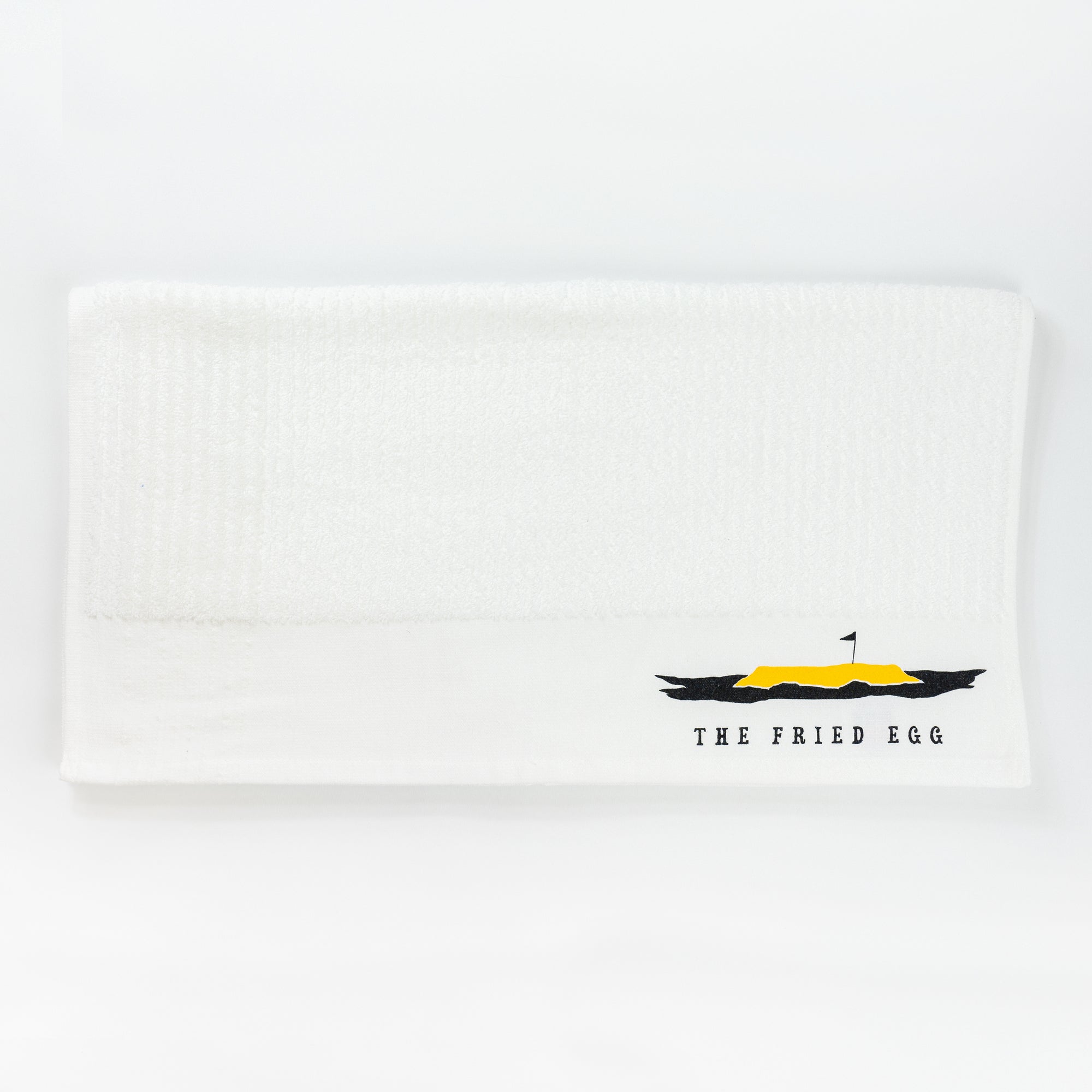 The Fried Egg Alternate Logo Towel - White