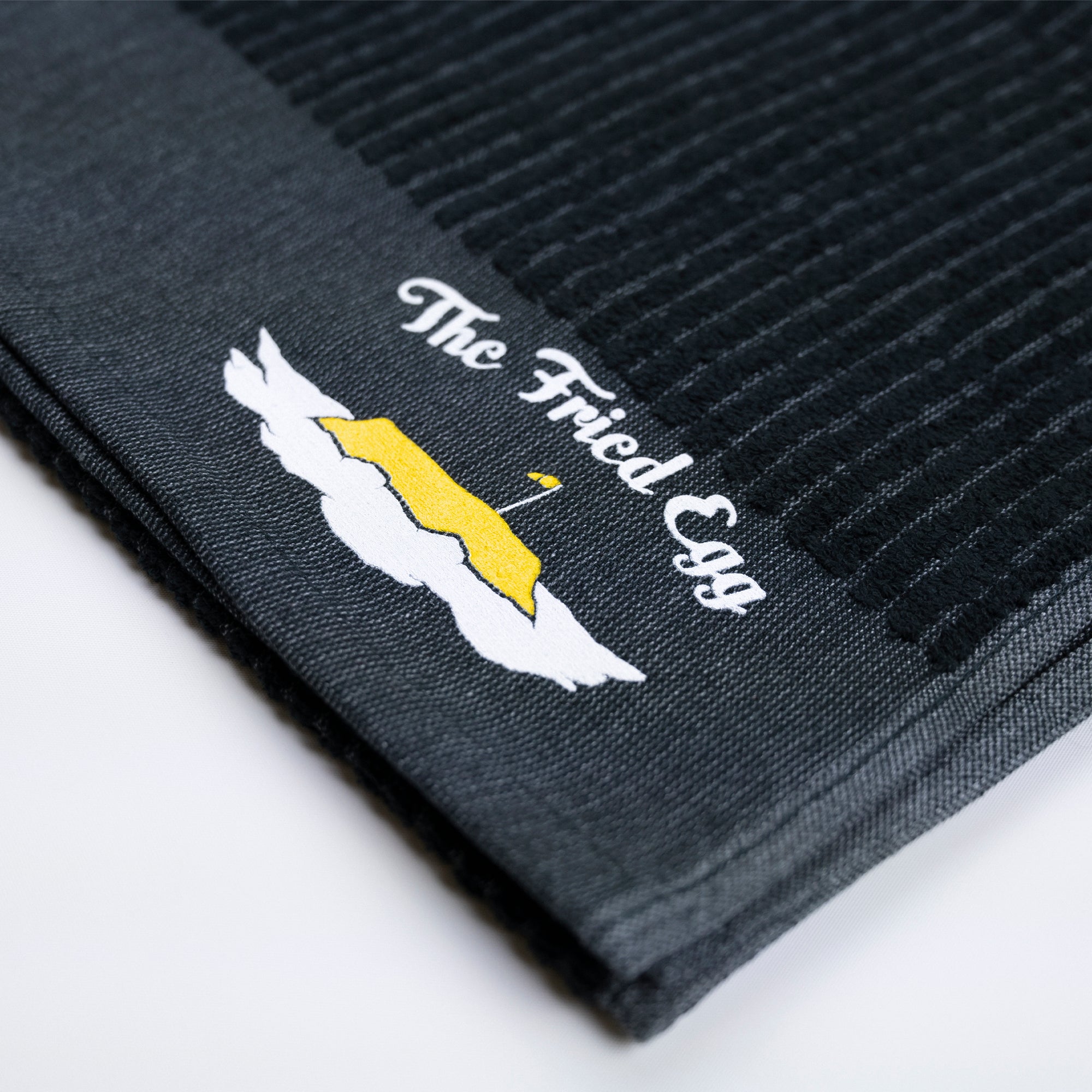 The Fried Egg Alternate Logo Towel - Black
