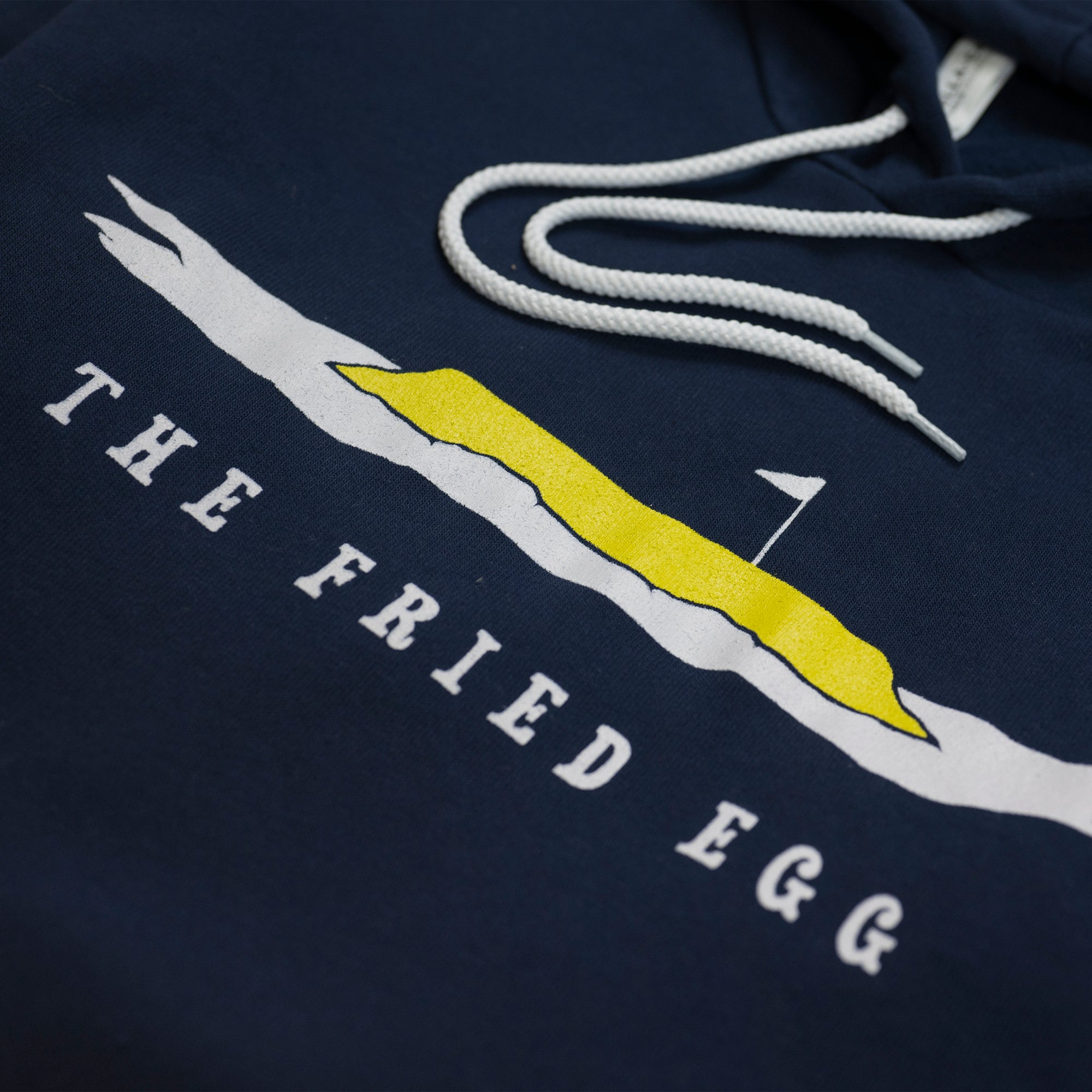 The Fried Egg Alternate Logo Hooded Sweatshirt - Navy