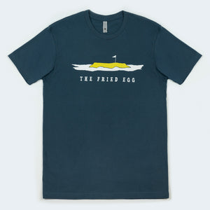The Fried Egg Original Alternate Logo T-Shirt - Navy