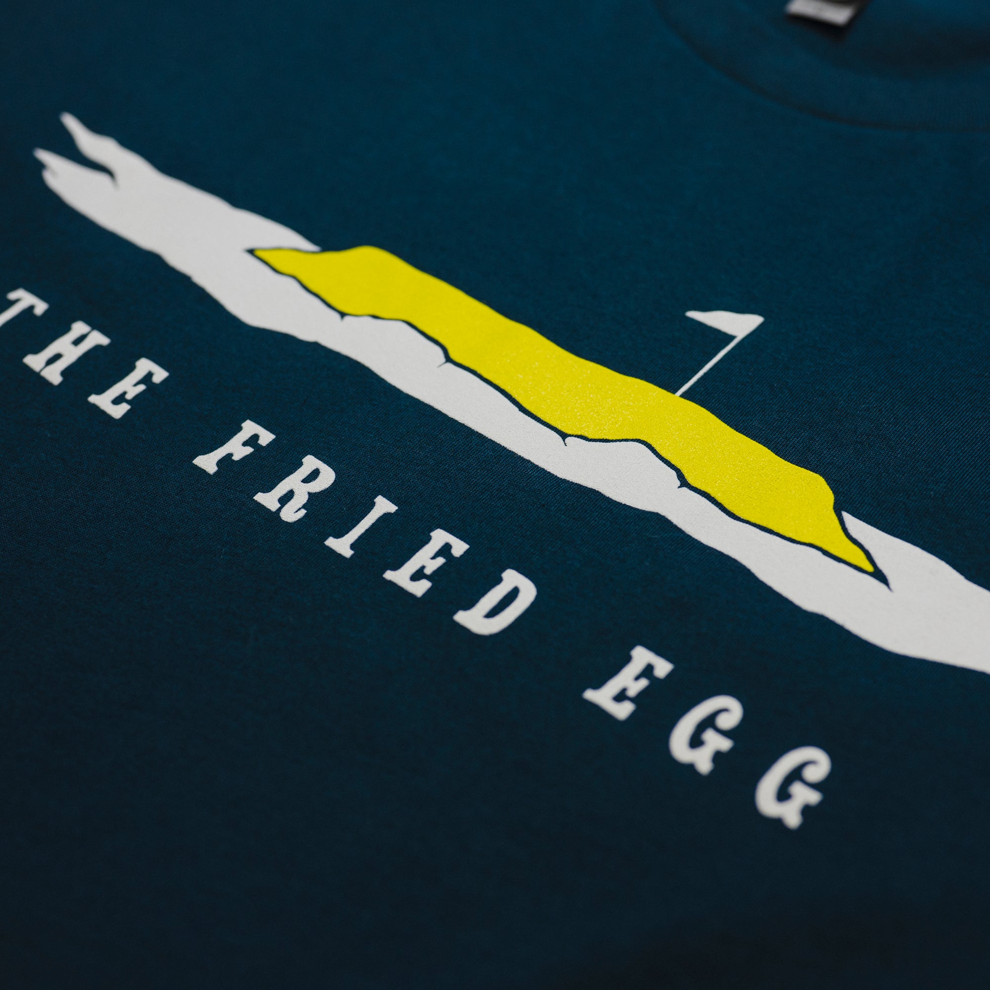 The Fried Egg Original Alternate Logo T-Shirt - Navy