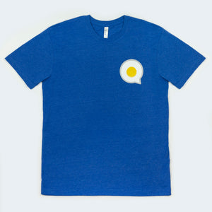 The Fried Egg Logo T-Shirt - Royal Blue