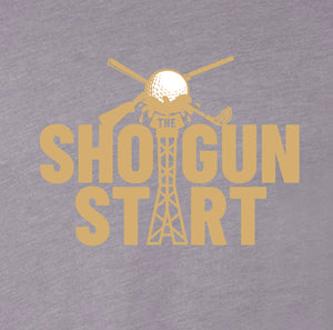 The Shotgun Start Oil Derrick T-Shirt - Storm