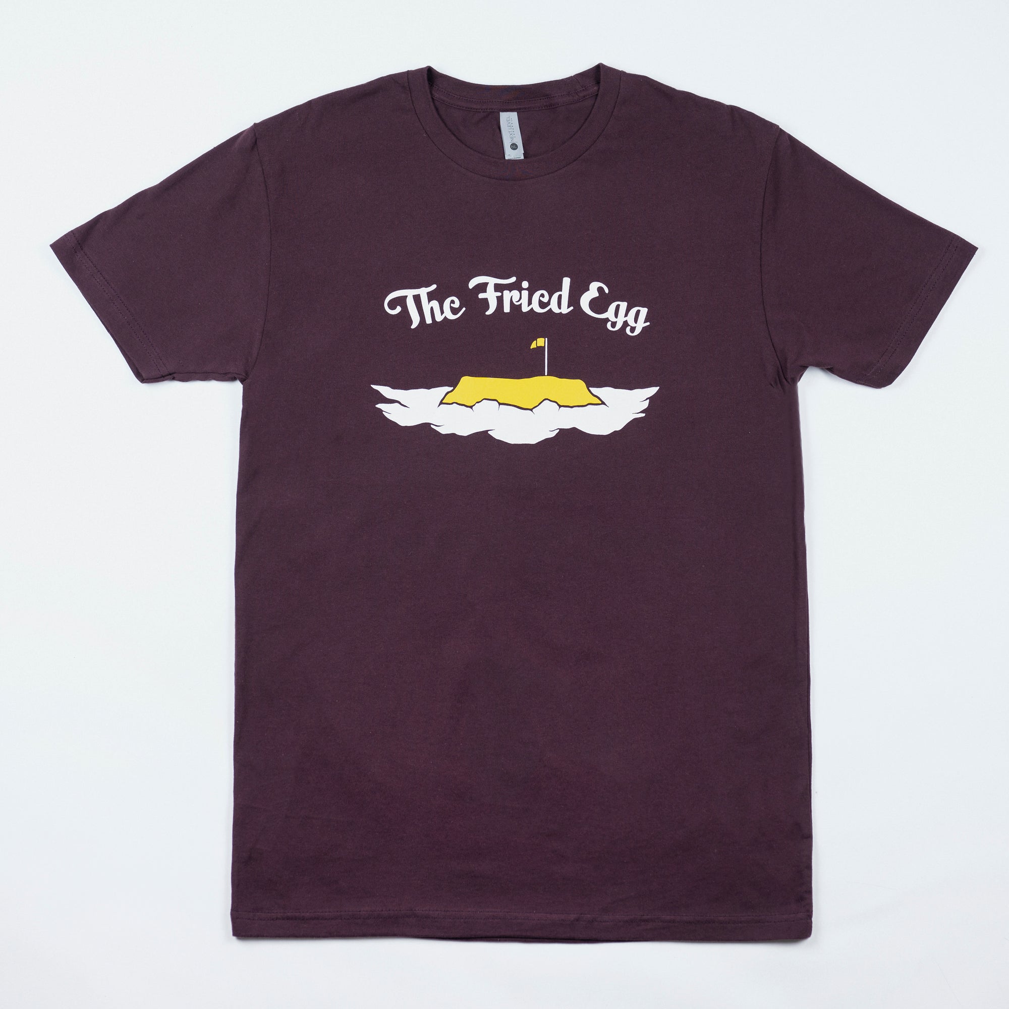 The Fried Egg Alternate Logo T-Shirt - Oxblood