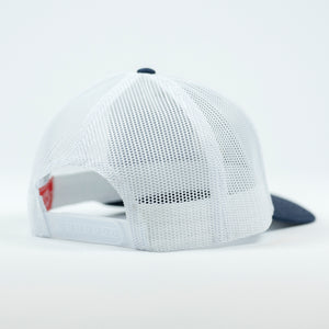 The Fried Egg & American Needle Mesh Hat - Navy