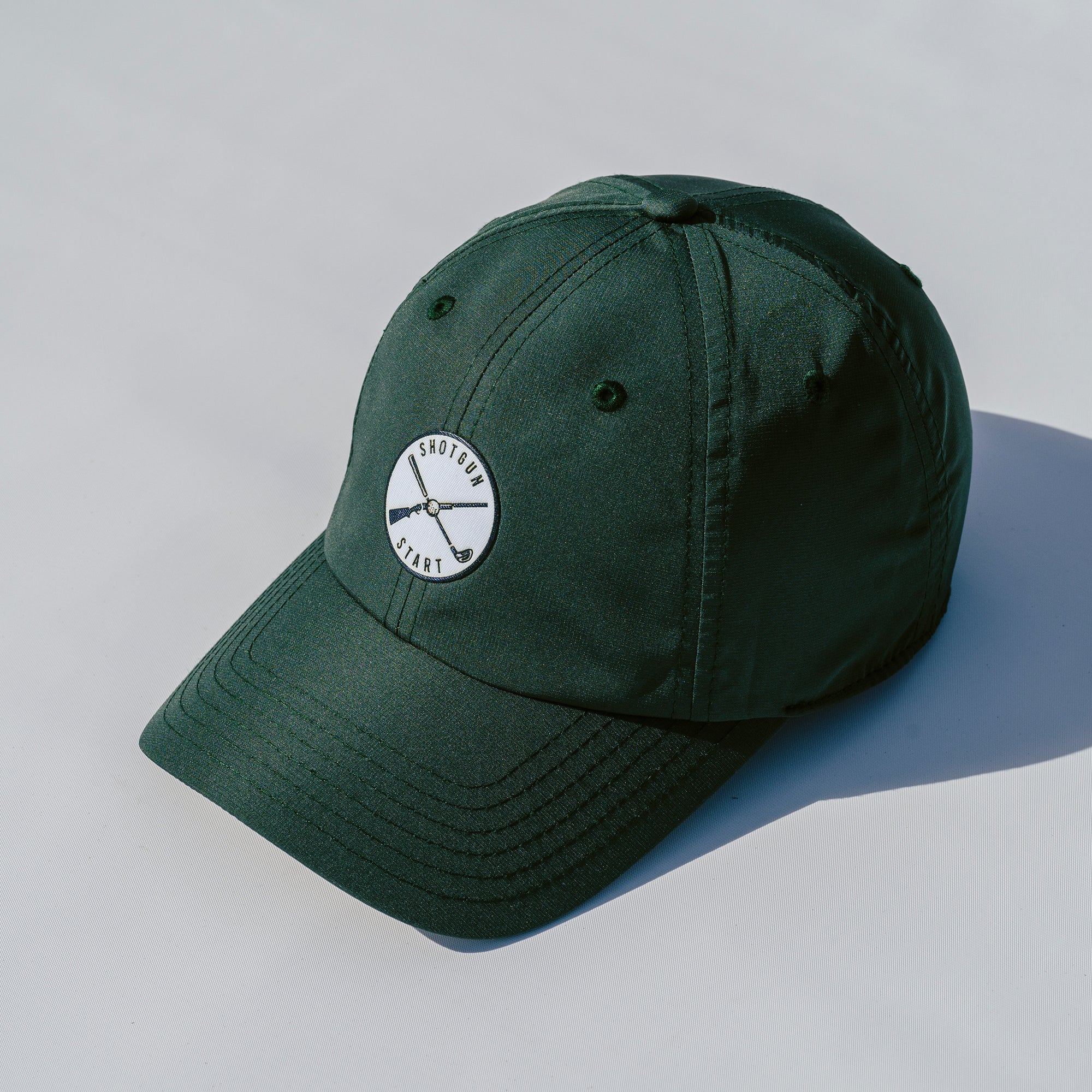 The Shotgun Start & American Needle Patch Performance Hat - Forest Green
