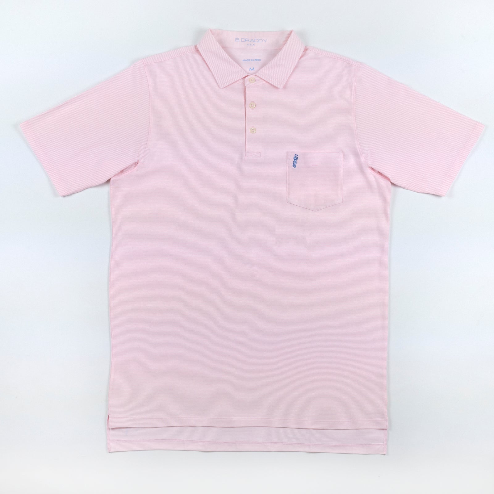 The Shotgun Start & B. Draddy Vin Pocket Polo - Oxford