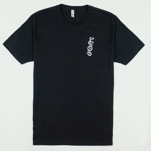 Shotgun Start Script Logo T-Shirt - Black