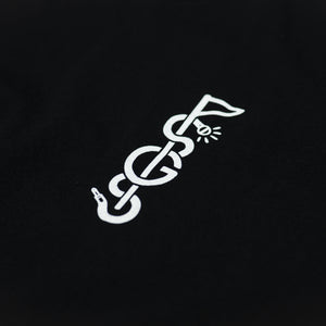The Shotgun Start Script Logo T-Shirt - Black