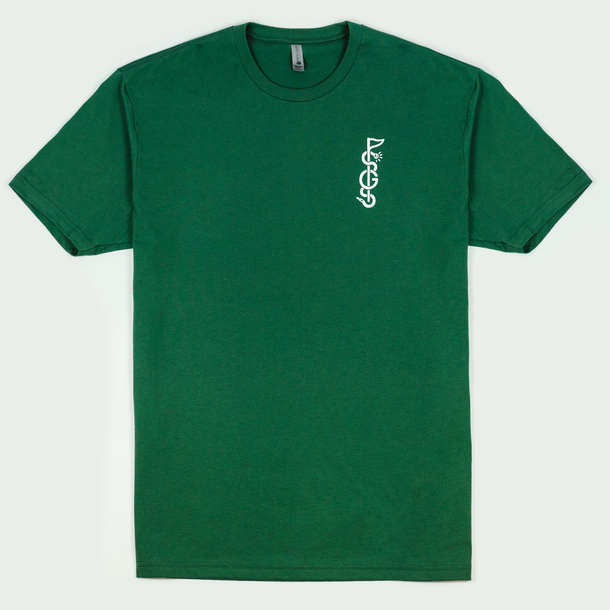 Shotgun Start Script Logo T-Shirt - Green