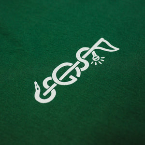 The Shotgun Start Script Logo T-Shirt - Green