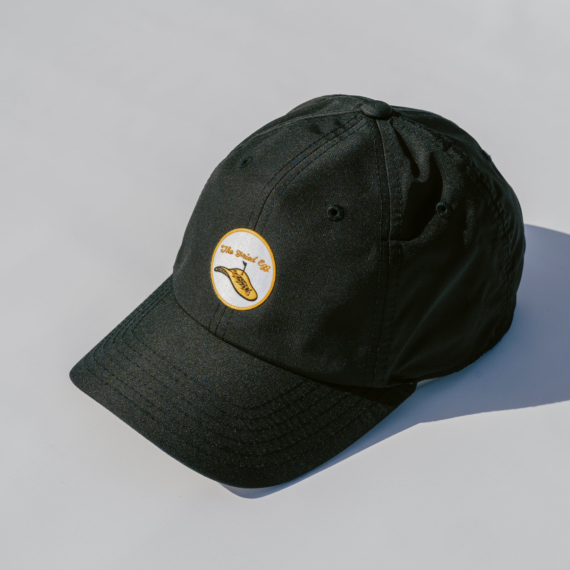 The Fried Egg & American Needle Patch Performance Hat - Black