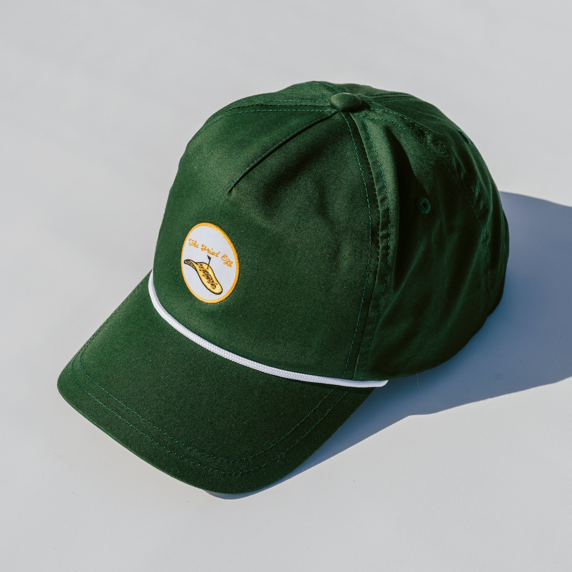 The Fried Egg & American Needle Patch Rope Hat - Dark Green