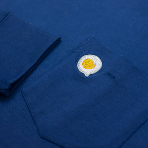 The Fried Egg & B. Draddy Willie Long Sleeve Pocket T-Shirt - Regal