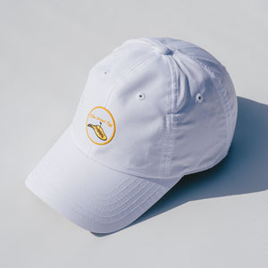The Fried Egg & American Needle Patch Performance Hat - White
