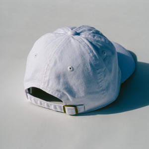 The Fried Egg & American Needle Script Hat - White